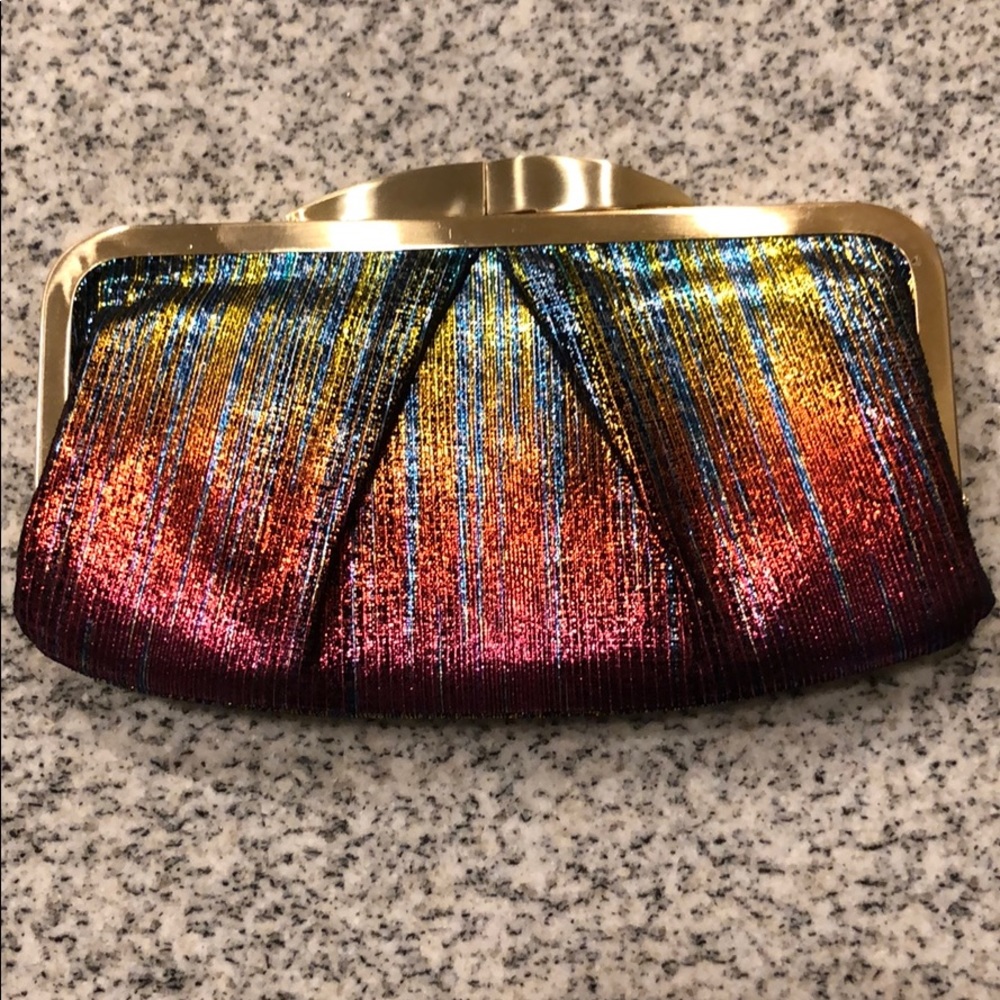 Iridescent Hobo Clutch